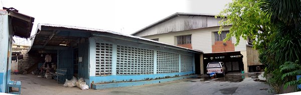 aquarium warehouse building front view